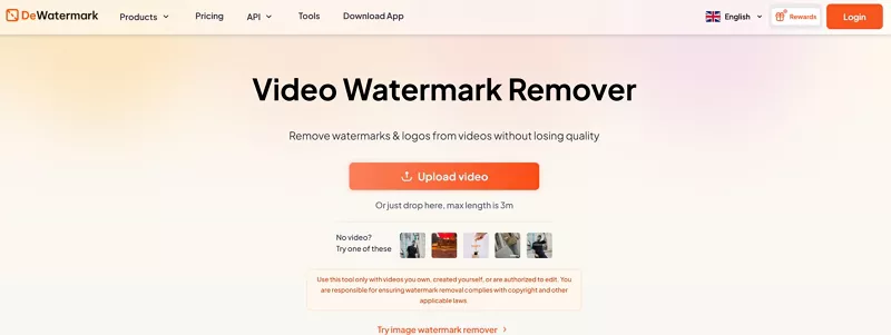 dewatermark video watermark remover